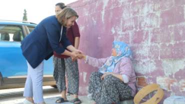 BELEDİYE ÇALIŞIYOR, YÜZLER GÜLÜYOR